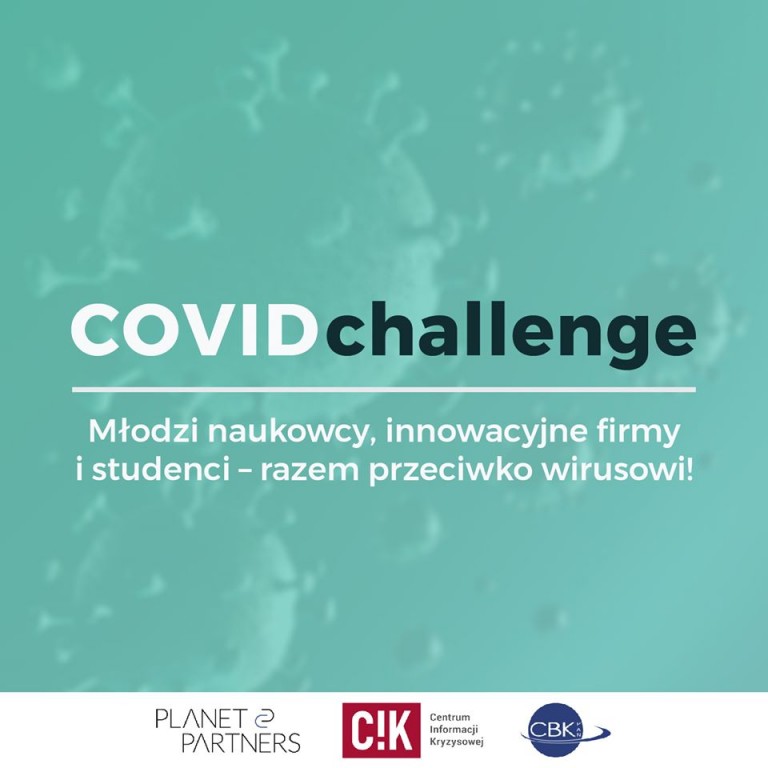 COVID Challenge – poszukiwane innowacje w odpowiedzi na epidemię