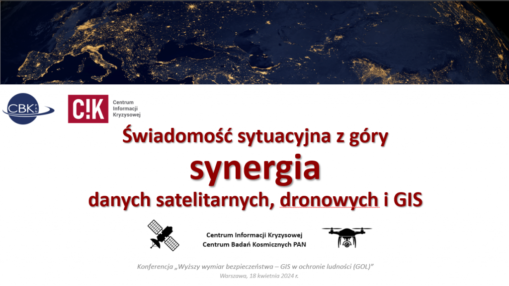 Conference 'Higher dimension of security - GIS in civil protection' at the Fire Academy